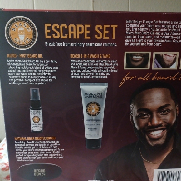 Beard Guyz Escape Set 4pc Beard Care - Picture 2 of 3
